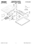 Diagram for 01 - Cooktop Parts, Optional Parts (not Included)