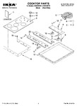 Diagram for 01 - Cooktop Parts