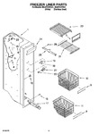 Diagram for 04 - Freezer Liner Parts