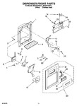 Diagram for 08 - Dispenser Front Parts