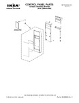 Diagram for 01 - Control Panel Parts