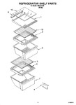 Diagram for 03 - Refrigerator Shelf Parts