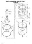 Diagram for 03 - Agitator, Basket And Tub Parts