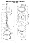 Diagram for 03 - Agitator, Basket And Tub Parts