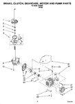 Diagram for 05 - Brake, Clutch, Gearcase, Motor And Pump Parts