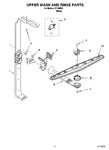 Diagram for 10 - Upper Wash And Rinse Parts