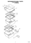 Diagram for 03 - Refrigerator Shelf Parts