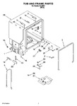 Diagram for 07 - Tub And Frame Parts