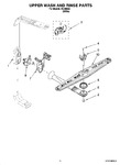 Diagram for 10 - Upper Wash And Rinse Parts