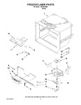 Diagram for 02 - Freezer Liner Parts