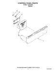 Diagram for 02 - Control Panel Parts