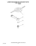 Diagram for 11 - Lower Washarm And Strainer Parts