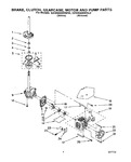 Diagram for 05 - Brake, Clutch, Gearcase, Motor & Pump