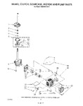 Diagram for 08 - Brake, Clutch, Gearcase, Motor And Pump