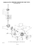 Diagram for 07 - Brake, Clutch, Gearcase, Motor And Pump