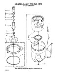 Diagram for 05 - Agitator, Basket And Tub