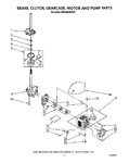 Diagram for 08 - Brake, Clutch, Gearcase, Motor And Pump