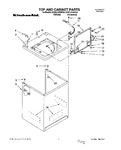 Diagram for 01 - Top And Cabinet, Lit/optional