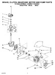 Diagram for 04 - Brake, Clutch, Gearcase, Motor And Pump Parts