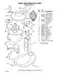 Diagram for 03 - Base And Pedestal Unit - Accessory Parts