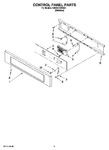 Diagram for 02 - Control Panel Parts