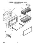 Diagram for 07 - Freezer Door And Basket