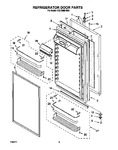 Diagram for 08 - Refrigerator Door