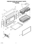 Diagram for 06 - Freezer Door And Basket Parts