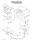 Diagram for 03 - Freezer Liner Parts