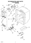 Diagram for 03 - Refrigerator Liner Parts