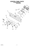 Diagram for 04 - Control Panel Parts