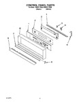 Diagram for 02 - Control Panel, Lit/optional