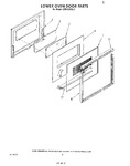 Diagram for 05 - Lower Oven Door