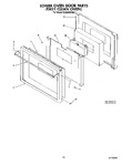 Diagram for 09 - Lower Oven Door