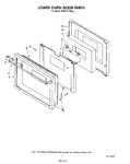 Diagram for 09 - Lower Oven Door