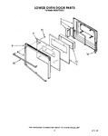 Diagram for 06 - Lower Oven Door