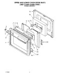 Diagram for 05 - Upper And Lower Oven Door , Lit/optional