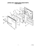 Diagram for 07 - Upper And Lower Oven Door