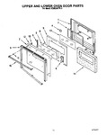 Diagram for 06 - Upper And Lower Oven Door