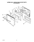 Diagram for 05 - Upper And Lower Oven Door