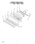 Diagram for 02 - Control Panel, Lit/optional