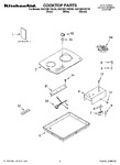 Diagram for 01 - Cooktop Parts, Miscellaneous Parts