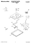 Diagram for 01 - Cooktop Parts, Miscellaneous Parts