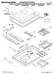 Diagram for 01 - Cooktop Parts, Miscellaneous Parts