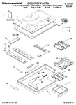 Diagram for 01 - Cooktop Parts, Miscellaneous Parts