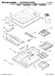 Diagram for 01 - Cooktop Parts, Miscellaneous Parts