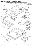 Diagram for 01 - Cooktop Parts, Miscellaneous Parts