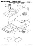 Diagram for 01 - Cooktop Parts