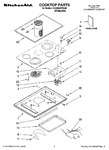 Diagram for 01 - Cooktop Parts