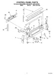 Diagram for 02 - Control Panel Parts